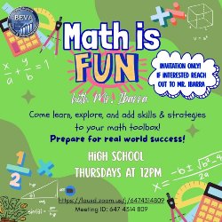 Math is Fun - High School Tutoring with Mr. Ibarra